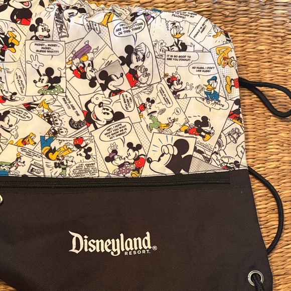 Disneyland Resort Other - Disneyland Resort Comic Strip Drawstring Bag